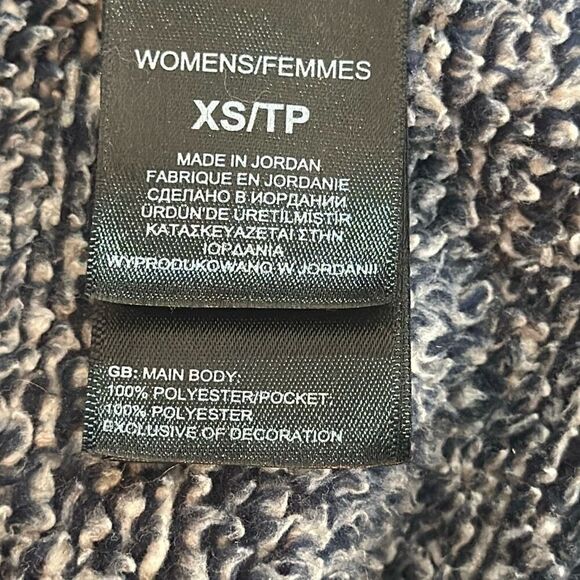 The North Face Osito 2 Womens Fleece Full Zip Shacket Jacket size XS Zipper Pock - Picture 8 of 10